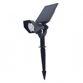 Spot solaire sur piquet ABS noir 1,5W 3000K 150 lm BF LIGHT | BF-SPIKE1SUN