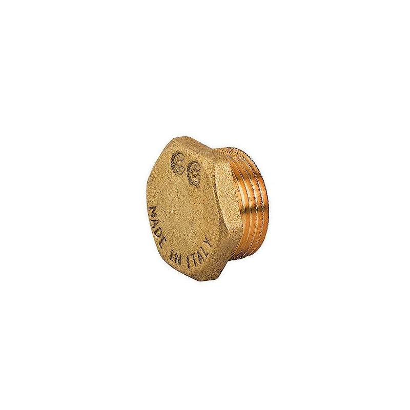 BOUCHON MALE LAITON A VISSER - 3/4'' | C001005