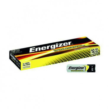 Pile LR06 AA 1.5V ENERGIZER INDUSTRIAL - Type de pile : AA - Tension : 1,5 V - Nombre de piles : 10 - Type de conditionnement : boîte ENERGIZER | ENE361056