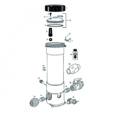 Doseur piscine HC33 PENTAIR | H-RA-171230E