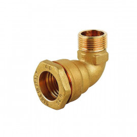 COUDE COMPRESSION LAITON FILETE - 20 mm - 1/2" | H004001OT