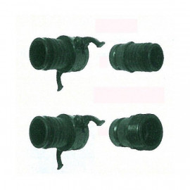 Raccord flat PE COUPLING Quick coupling 38 fileté 1"1/2 | MALE THREAD 40MM