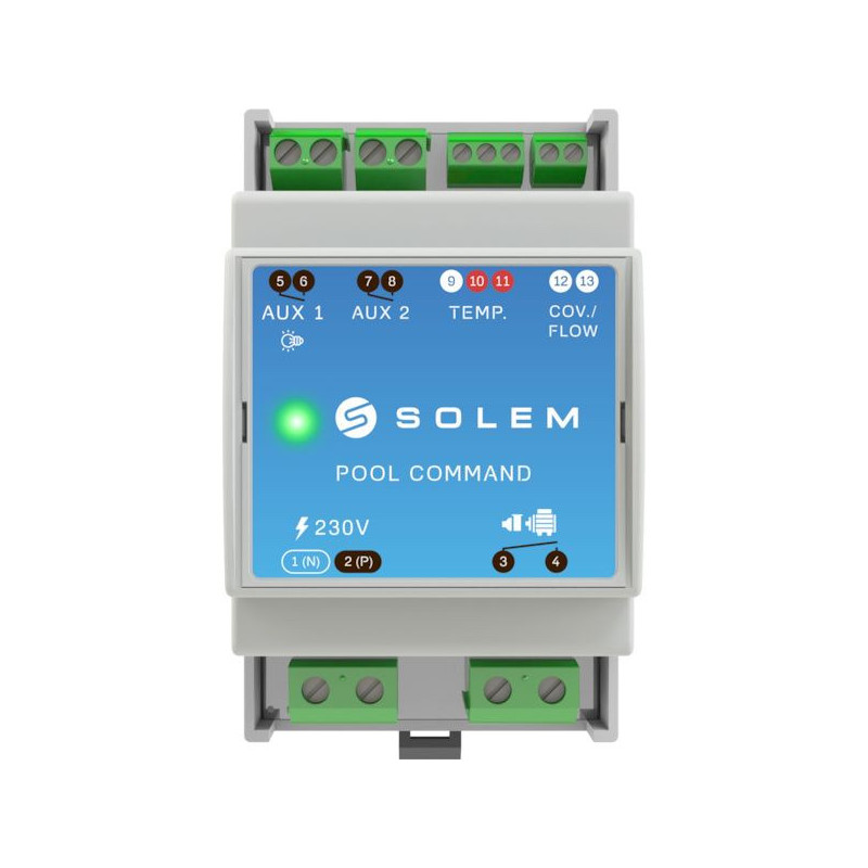 Module de commande connecté POOL COMMAND SOLEM | POOL-LRPC-32