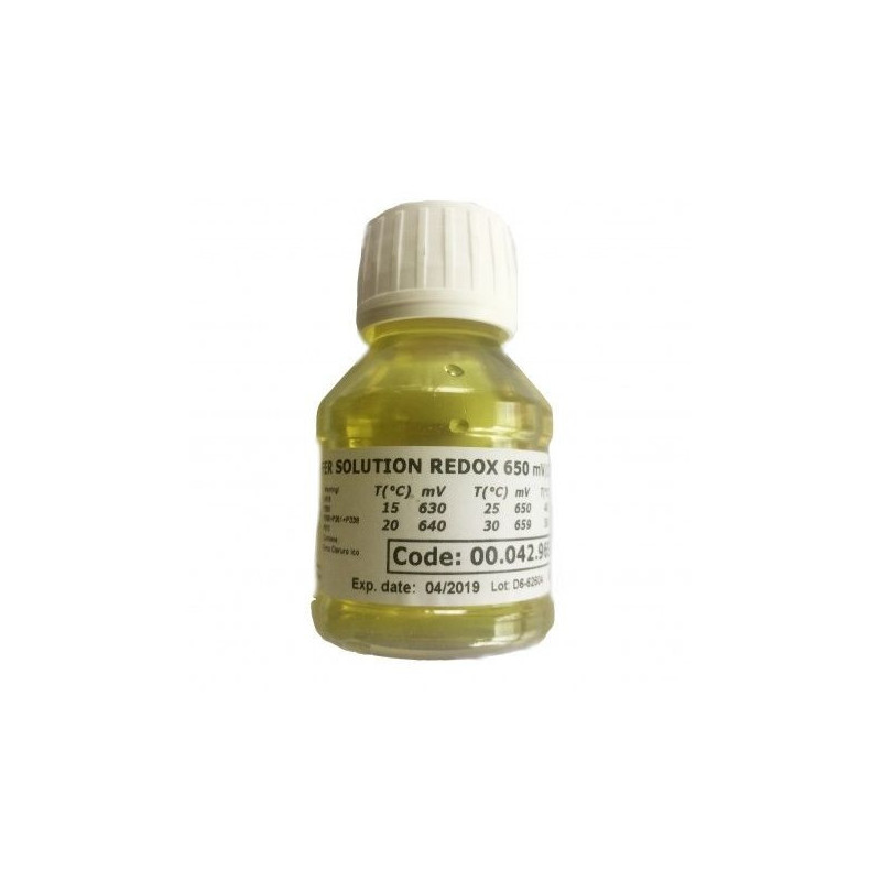 Solution tampon REDOX 650MV 20 mL | RXB-650-60