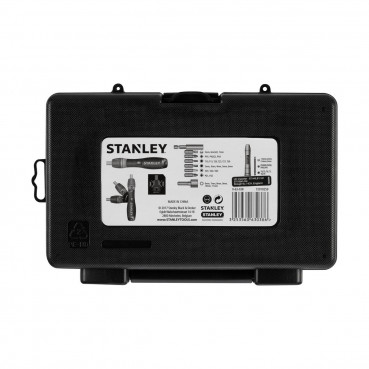 Tournevis Stanley porte - embouts à cliquet poignee revolver - coffret 40 pièces | 0-63-038