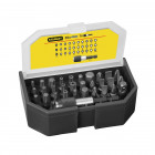 Image du produit : Coffret d'embouts de vissage 1/4" 25mm - jeu de 31 pièces - gamme professionnelle Stanley | 1-13-903