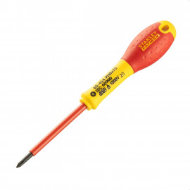 Tournevis Stanley phillips isolé 1000 Volts PH2 x 125mm FATMAX | 1-65-416