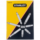 Image du produit : Coffret d'embouts de vissage - assortiment de 200 pièces Stanley | 1-68-741