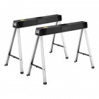 Image du produit : Tréteaux pliables lot de 2 pièces - largeur 76 cm - Hauteur 13 cm - longueur 102 cm Stanley | 1-97-475