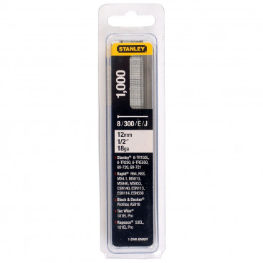 Clous 12mm - boite de 1000 pièces Stanley | 1-SWK-BN050T