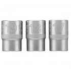 Image du produit : Jeu de douilles 1/2" 6 pans 17 - 18 - 19mm FATMAX - 3 pieces Stanley | FMMT17094-0