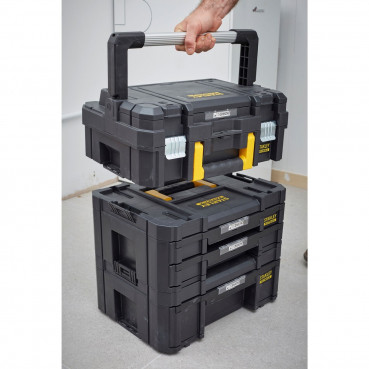 Kit mallette + mallette 2 tiroirs PRO - STACK FATMAX - largeur 33.5 cm - Hauteur 32.4 cm - longueur 43 cm Stanley | FMST1-71981