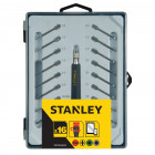 Image du produit : Micro tournevis de précision Stanley multilames fente + phillips + hexagonal + Torx - jeu de 16 pièces | STHT0-62633