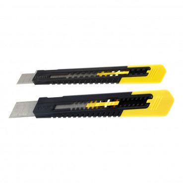 Lot de 2 cutters 9 et 18mm sm Stanley | STHT10202-0