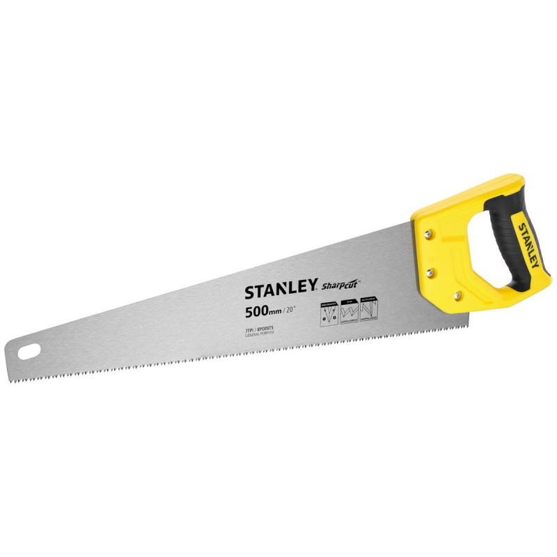 Scie égoïne Stanley sharpcut coupe de debit 500mm | STHT20367-1