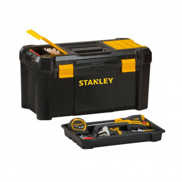 Boite caisse à outils vide Stanley classic line 50cm attache plastiques - largeur 254 mm - Hauteur 250 mm - longueur 482 mm | STST1-75520