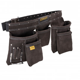 Porte - outils cuir double...