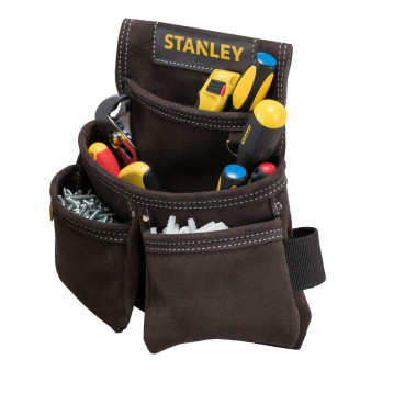 Porte - outils cuir simple - largeur 30 cm - Hauteur 33 cm - longueur 30 cm Stanley | STST1-80116