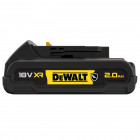 Image du produit : Batterie Dewalt renforcée - XR - sans fil - 18 Volts - 2Ah li-ion | DCB183G-XJ