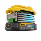 Image du produit : Batterie Dewalt powerstack - XR - sans fil - 18 Volts - 5Ah li-ion | DCBP518-XJ