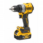 Image du produit : Perceuse visseuse Dewalt compacte - XR - sans fil - 18 Volts - 5Ah li-ion brushless | DCD800P2T-QW