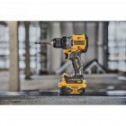 Image du produit : Perceuse visseuse Dewalt compacte - XR - sans fil - 18 Volts - 5Ah li-ion brushless | DCD800P2T-QW