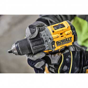 Perceuse visseuse Dewalt percussion compacte - XR - sans fil - 18 Volts - 5Ah li-ion brushless powerstack | DCD805H2T-QW