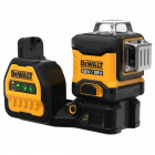 Image du produit : Niveau laser multi-lignes Dewalt 3 x 360° - XR - sans fil - 12Volts 18 Volts - faisceaux verts | DCE089NG18-XJ