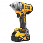 Image du produit : Boulonneuse à chocs Dewalt compacte 1/2" - XR - sans fil - 18 Volts - 5Ah li-ion brushless | DCF892P2T-QW