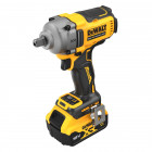 Image du produit : Boulonneuse à chocs Dewalt compacte 1/2" - XR - sans fil - 18 Volts - 5Ah li-ion brushless | DCF892P2T-QW