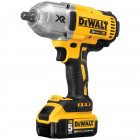 Image du produit : Boulonneuse à chocs Dewalt - XR - sans fil - 18 Volts - 5Ah li-ion - 3 vitesses - 2 batteries Dewalt | DCF899P2-QW