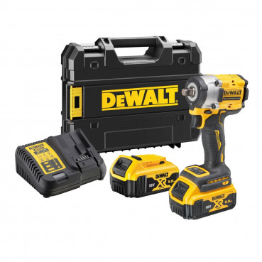 Boulonneuse à chocs Dewalt 1/2" - XR - sans fil - 18 Volts - 5Ah li-ion brushless - jonc de sécurité | DCF921P2T-QW