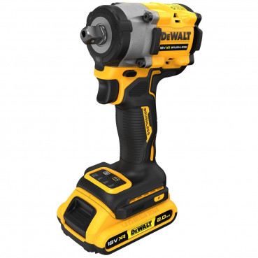 Boulonneuse à chocs Dewalt 1/2" - XR - sans fil - 18 Volts - 2Ah li-ion brushless | DCF922D2T-QW