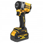 Image du produit : Boulonneuse à chocs Dewalt 3/8" - XR - sans fil - 18 Volts - 5Ah li-ion brushless | DCF923P2G-QW