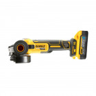 Image du produit : Meuleuse Dewalt 125mm - XR - sans fil - 18 Volts - 5Ah li-ion brushless powerstack | DCG405H2T-QW