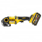 Image du produit : Meuleuse Dewalt 2.0 - XR - sans fil - Flexvolt 54 Volts - 3Ah li-ion bl125mm | DCG418X2-QW