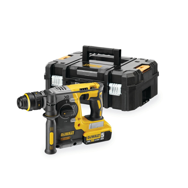 Perforateur Dewalt sds-plus - XR - sans fil - 18 Volts - 5Ah li-ion brushless 2 joules - 2 batteries Dewalt - coffret TSTAK | DCH273P2T-QW