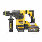 Image du produit : Perforateur Dewalt sds-plus - XR - sans fil - Flexvolt 54 Volts - 3Ah li-ion brushless 3.5 joules - 2 batteries Dewalt | DCH334X2-QW