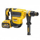 Image du produit : Perforateur burineur Dewalt - XR - sans fil - Flexvolt 54 Volts - sds-max 45mm - 2 x 3Ah | DCH614X2-QW