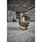 Image du produit : Niveau laser multilignes Dewalt 3 x 360° compact - XR - sans fil - 18 Volts - faisceau vert | DCLE34031N-XJ