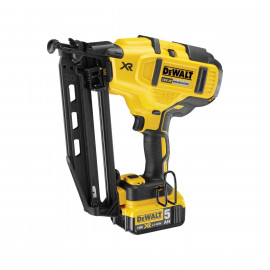 Cloueur de finition Dewalt 16Ga - XR - sans fil - 18 Volts - 5Ah li-ion brushless - 2 batteries Dewalt - coffret | DCN660P2-QW