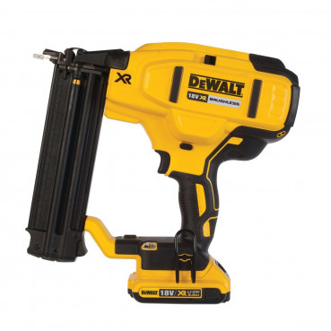 Cloueur de finition Dewalt 18Ga - XR - sans fil - 18 Volts - 2Ah li-ion brushless - 2 batteries Dewalt - coffret T-stak | DCN680D2-QW