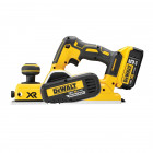 Image du produit : Rabot Dewalt - XR - sans fil - 18 Volts - 5Ah li-ion brushless - 2 batteries Dewalt - coffret TSTAK | DCP580P2-QW