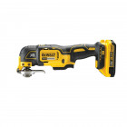 Image du produit : Multi-cutter Dewalt sans-fil découpeur-ponceur multifonctions18 Volts - 2Ah li-ion brushless - 32 accessoires - 2 batteries Dewalt - coffret TSTAK | DCS355D2-QW