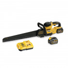 Image du produit : Scie alligator Dewalt - XR - sans fil - Flexvolt 54 Volts - 2Ah li-ion brushless 430mm - 2 batteries Dewalt | DCS398T2-QW