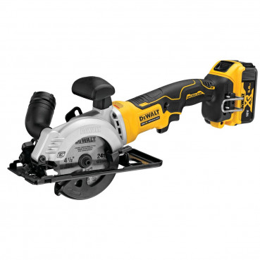 Scie circulaire Dewalt - XR - sans fil - 18 Volts - 5Ah li-ion brushless 115mm | DCS571P2-QW