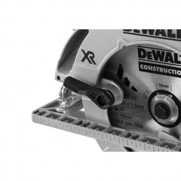 Scie circulaire Dewalt - XR - sans fil - 18 Volts - brushless 184mm compatible rail de guidage | DCS572NT-XJ