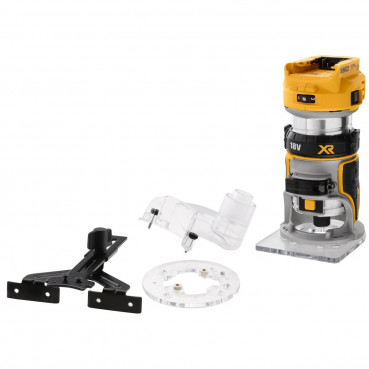 Affleureuse Dewalt - XR - sans fil - 18 Volts - BL 6-8mm | DCW600N-XJ