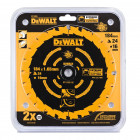 Image du produit : Lame Dewalt 184 x 20mm - 24 dents pour scie circulaire sans fil - carbure - pour la coupe du bois dur et tendre, MDF, contreplaqués et bois de récupération | DT10302-QZ