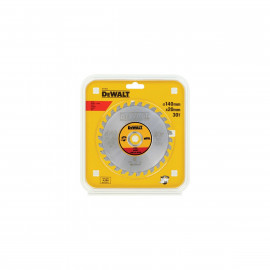 Lame Dewalt pour scie circulaire stationnaire 140 x 20mm - 30 dents, tcg/métal, angle d'attaque 1,5 | DT1923-QZ